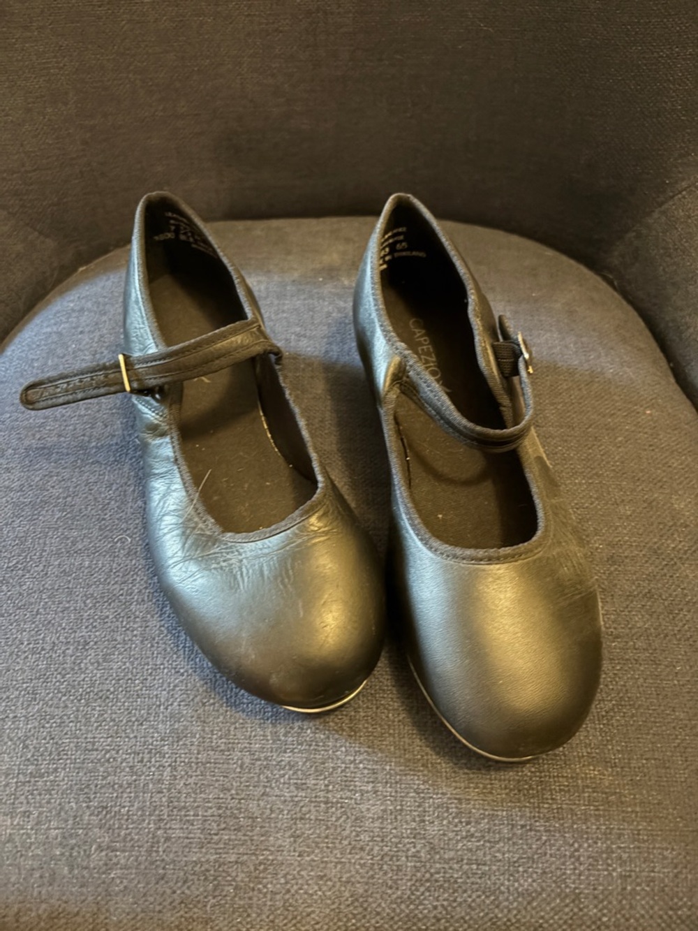 Capezio Tap Black Mary Jane Shoes with Strap Mutliples